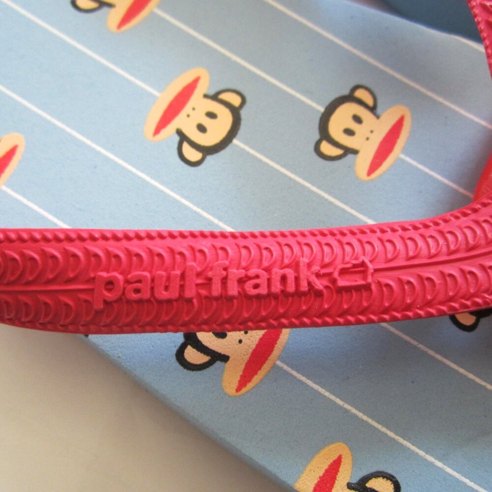 Paul Frank Julius Monkey Flip Flops Small 5/6 - Picture 4 of 5